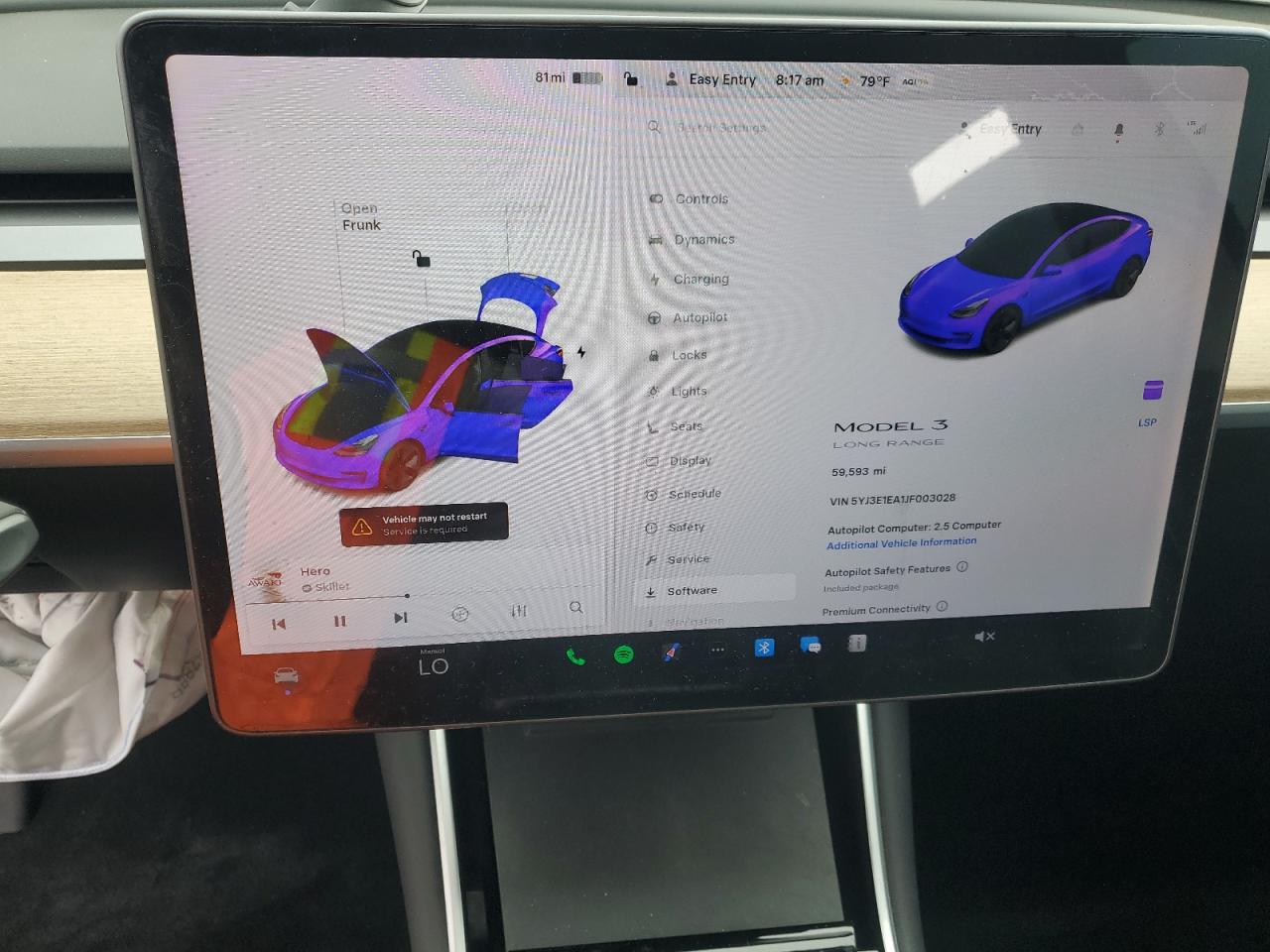 2018 Tesla Model 3 VIN: 5YJ3E1EA1JF003028 Lot: 70725325