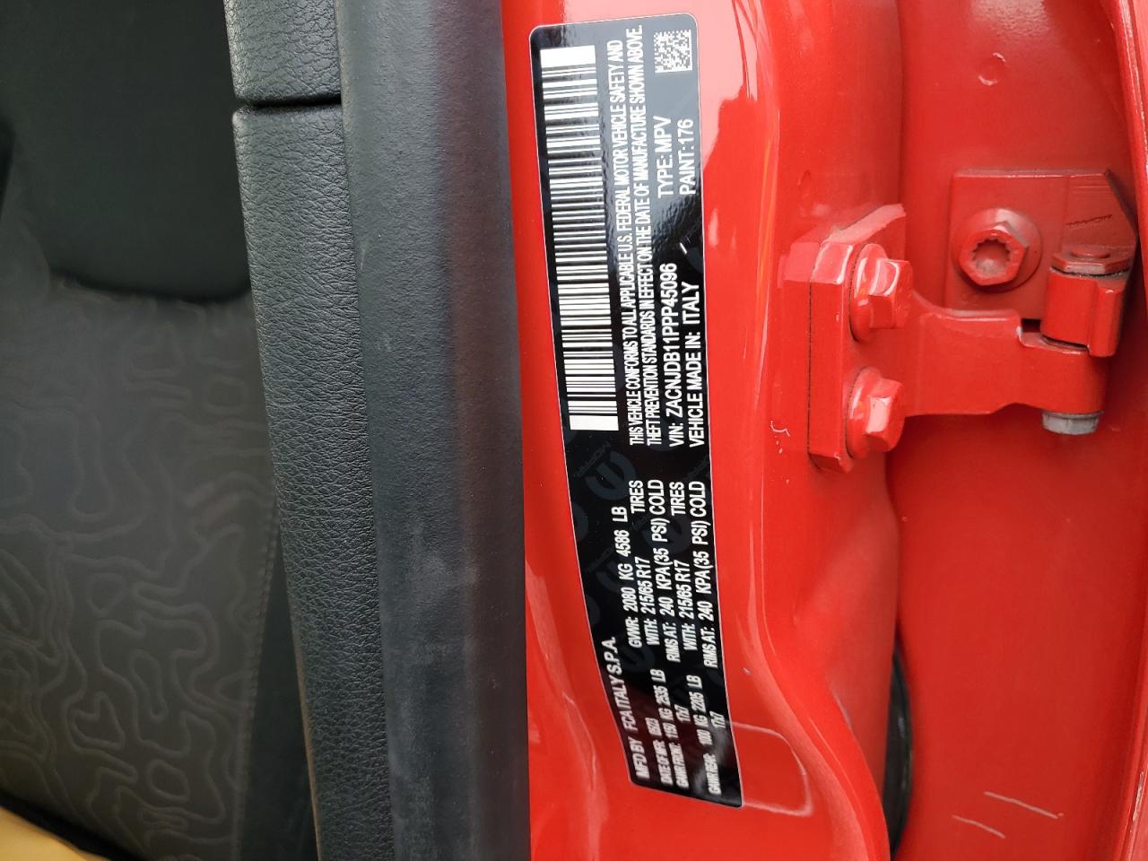 2023 Jeep Renegade Latitude VIN: ZACNJDB11PPP45096 Lot: 67770135