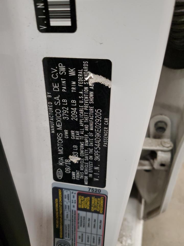 2019 Kia Forte Ex VIN: 3KPF54AD9KE029205 Lot: 68820255