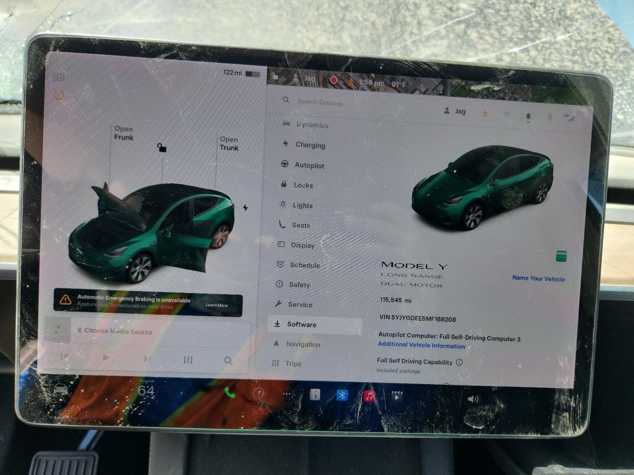 5YJYGDEE5MF188208 2021 Tesla Model Y