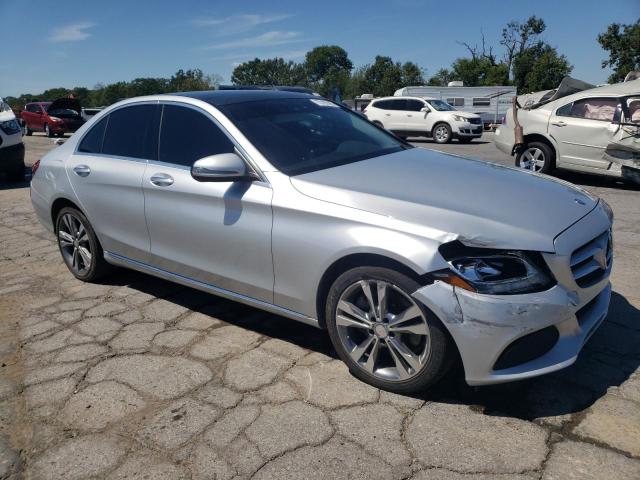  MERCEDES-BENZ C-CLASS 2016 Серебристый