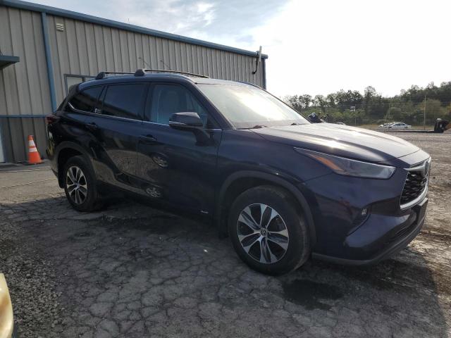  TOYOTA HIGHLANDER 2022 Granatowy