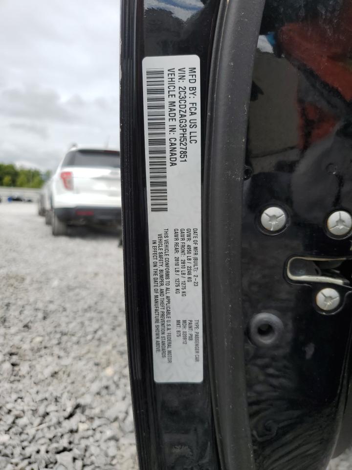 2023 Dodge Challenger Sxt VIN: 2C3CDZAG3PH527851 Lot: 68279835