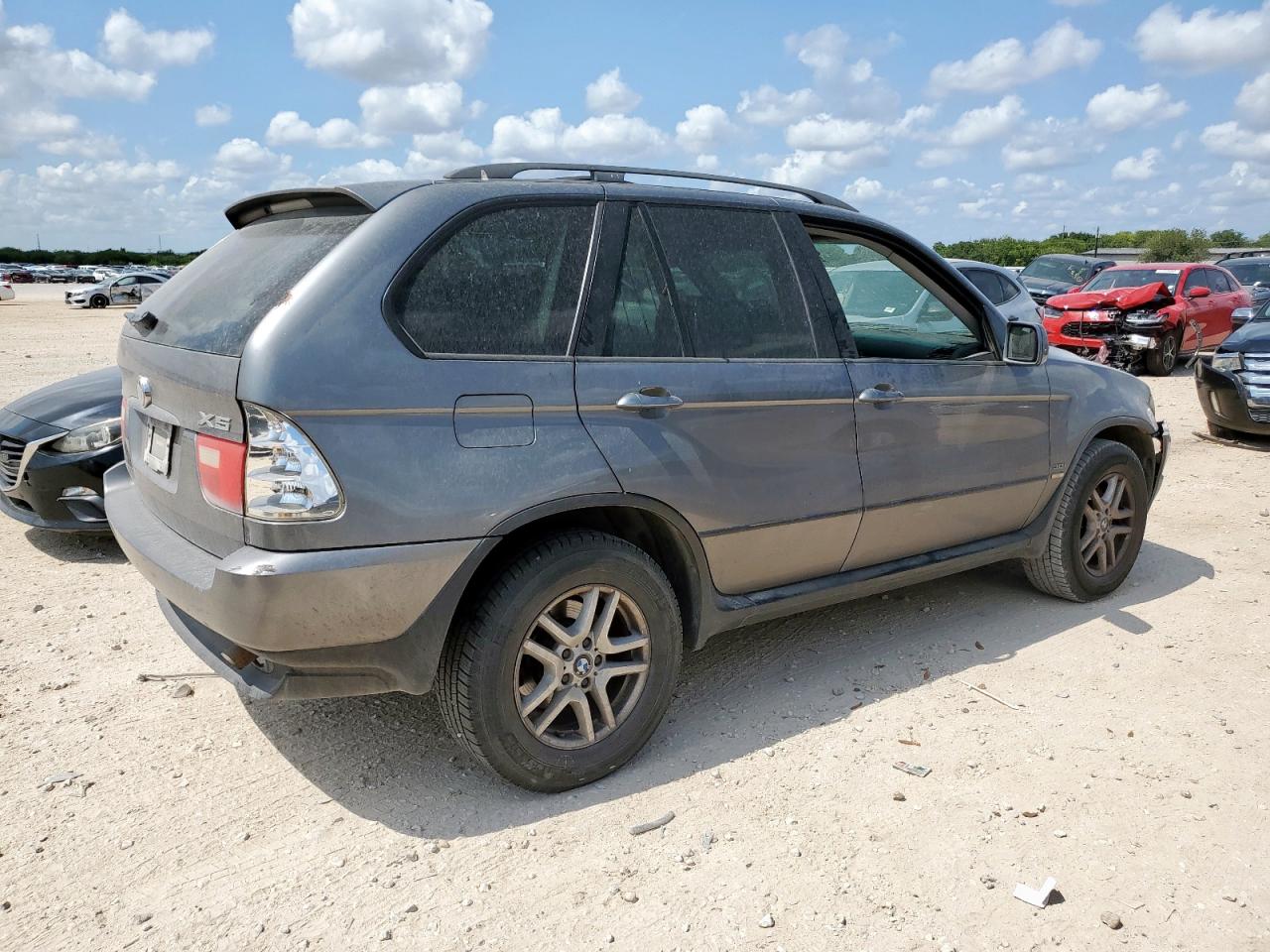 2005 BMW X5 3.0I grey null gas 5UXFA13555LY07445 photo #4