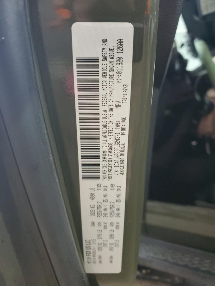 2015 Jeep Wrangler Sport VIN: 1C4AJWAG9FL624371 Lot: 69554935