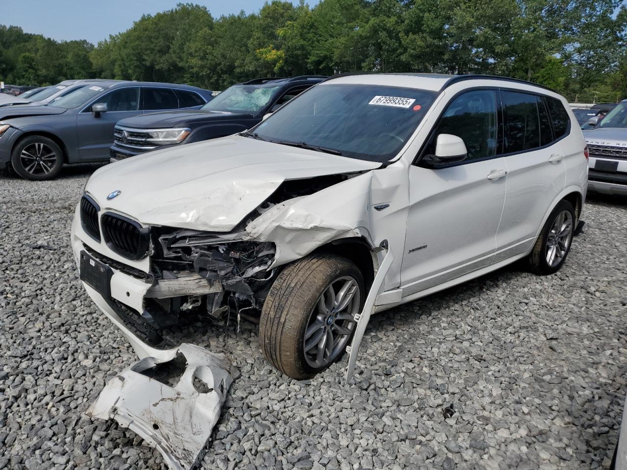2017 BMW X3 xDrive28I white null gas 5UXWX9C34H0W72878 photo #1