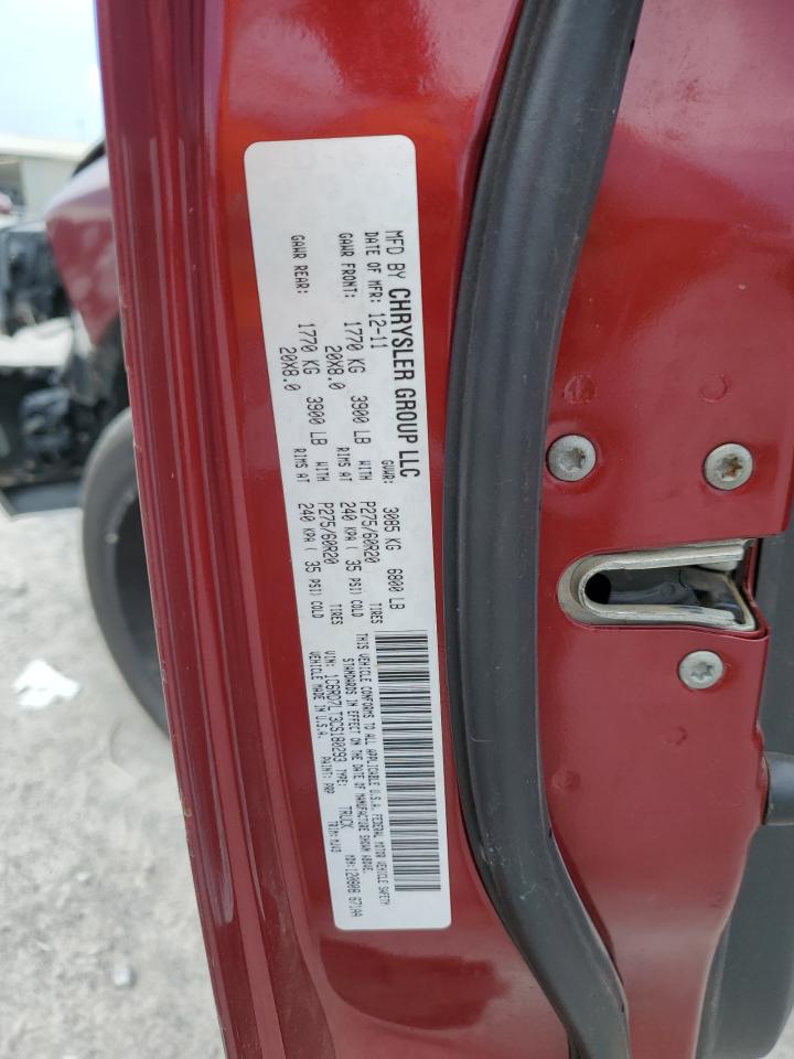 2012 Dodge Ram 1500 Slt VIN: 1C6RD7LT3CS180293 Lot: 69424275