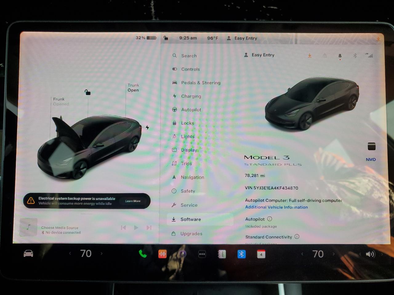 2019 Tesla Model 3 VIN: 5YJ3E1EA4KF434870 Lot: 67325805