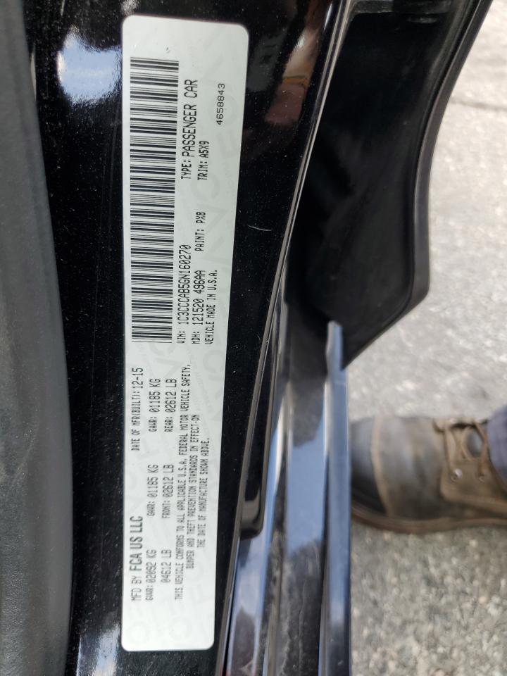 2016 Chrysler 200 Limited VIN: 1C3CCCAB5GN160270 Lot: 69949715