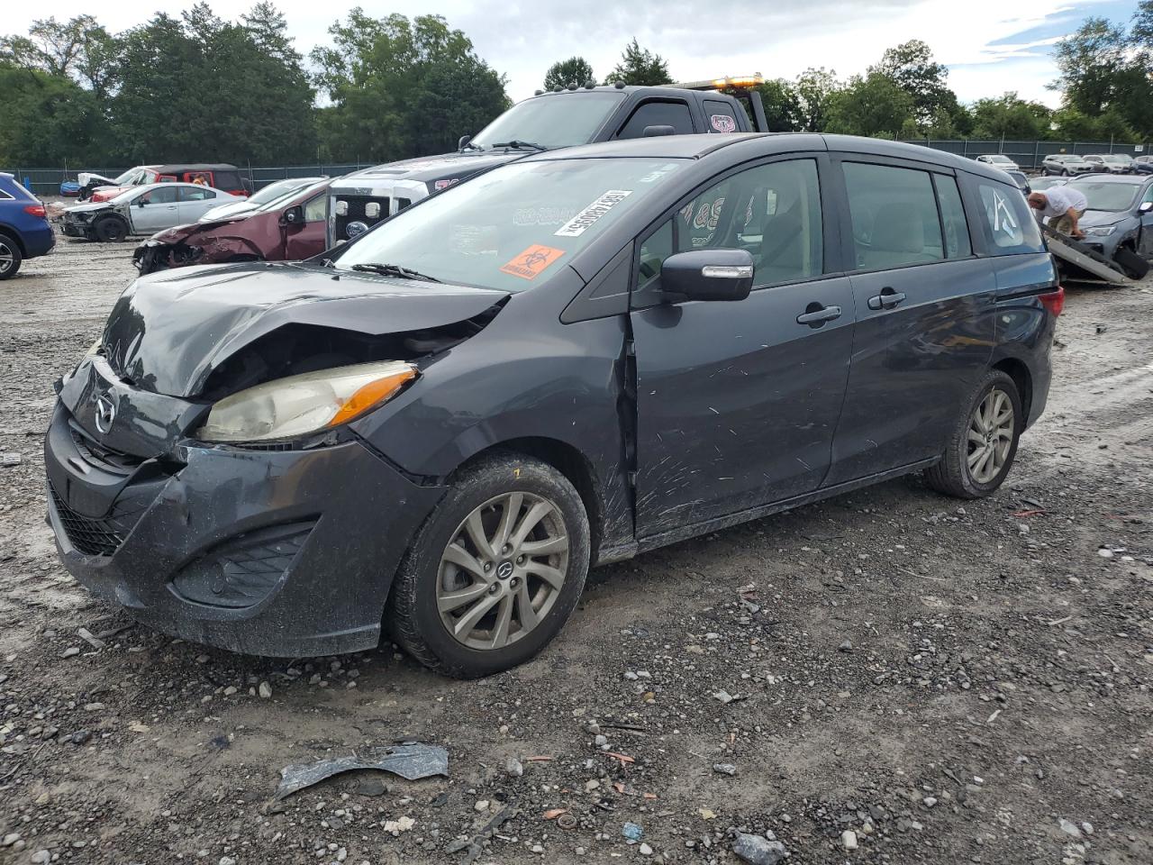 2013 Mazda 5 charcoal null gas JM1CW2BL5D0150691 photo #1