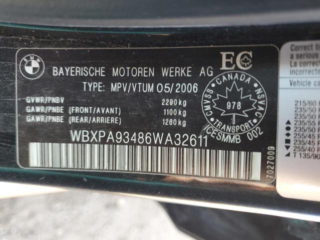 2006 BMW X3 3.0I  