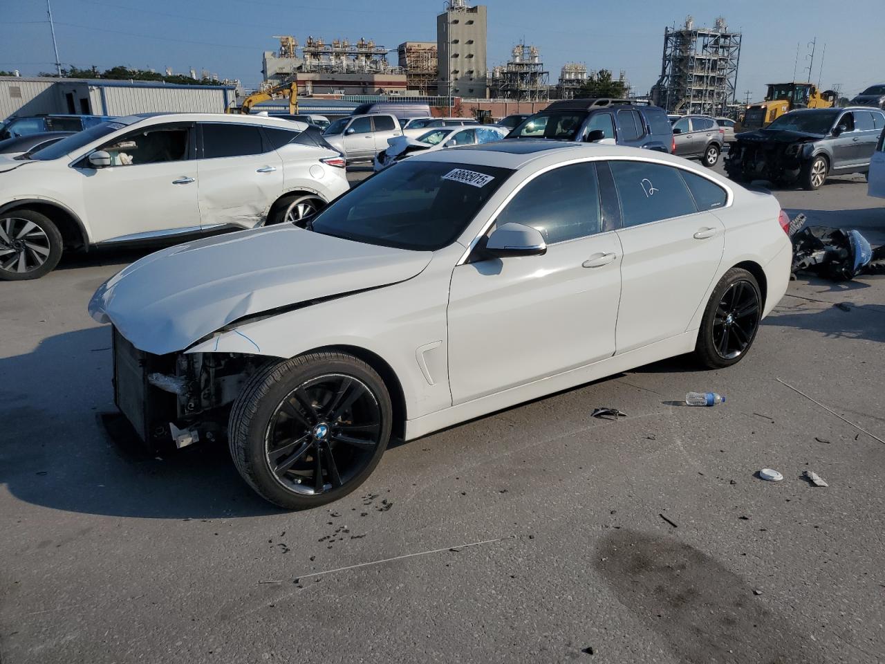 2018 BMW 430I Gran Coupe white null gas WBA4J1C52JBG79447 photo #1