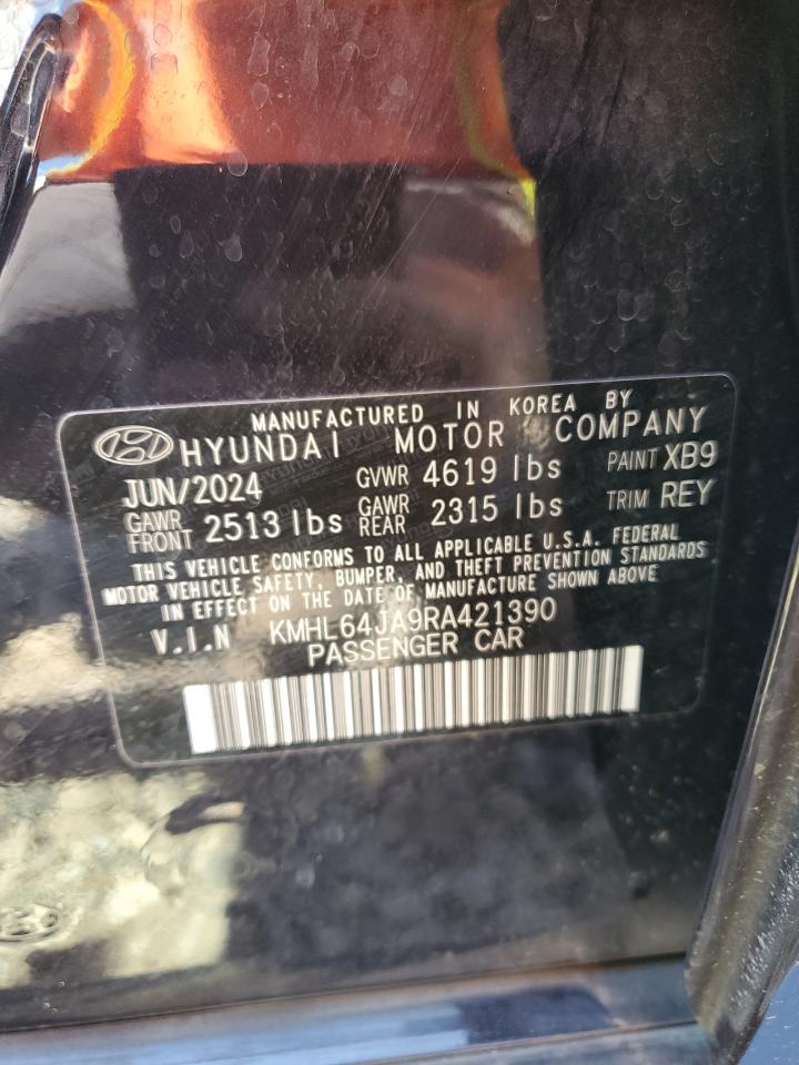 2024 Hyundai Sonata Sel VIN: KMHL64JA9RA421390 Lot: 68728705