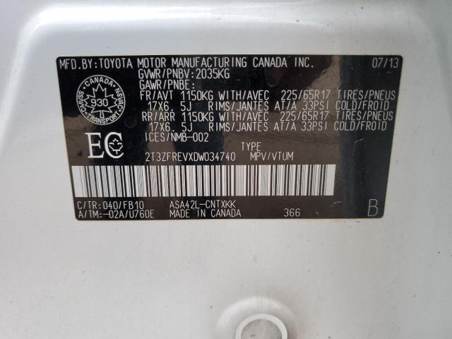 2013 TOYOTA RAV4 LE  