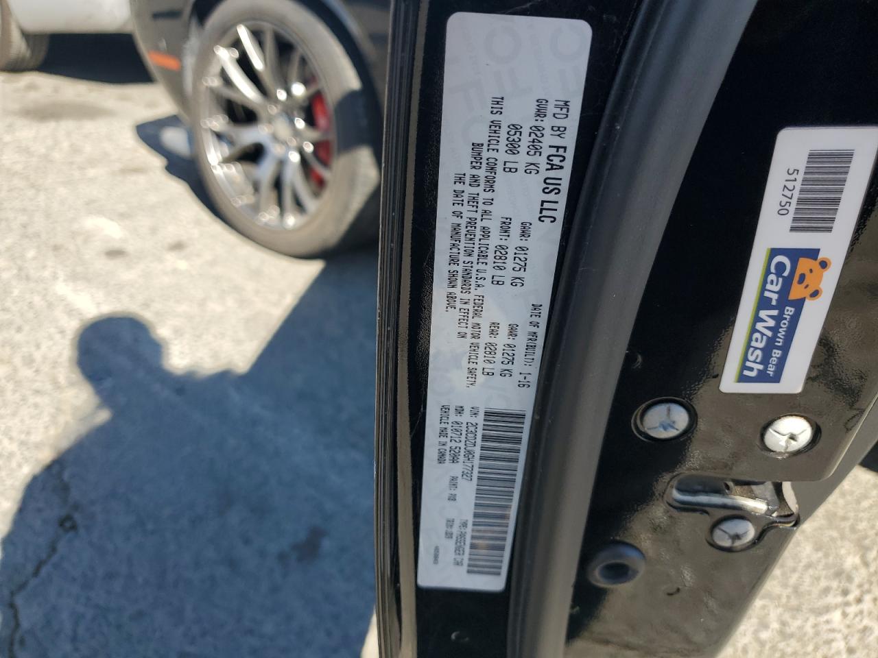 2016 Dodge Challenger Srt 392 VIN: 2C3CDZDJ0GH177327 Lot: 68305525