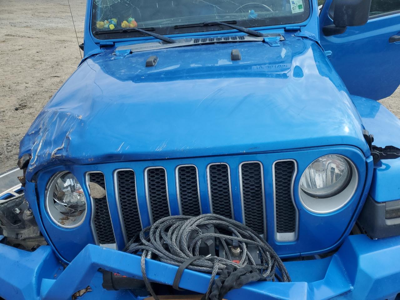 2022 Jeep Wrangler Unlimited Sahara VIN: 1C4HJXEM5NW242842 Lot: 70505705