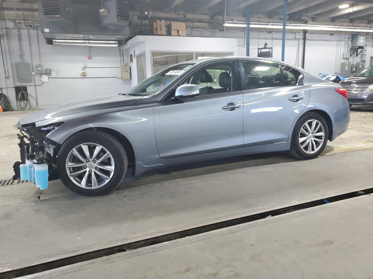 2014 Infiniti Q50 Base blue  gas JN1BV7AR2EM680597 photo #1