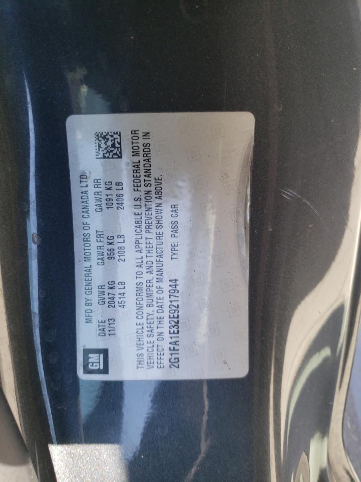 2014 Chevrolet Camaro Ls VIN: 2G1FA1E32E9217944 Lot: 68038995