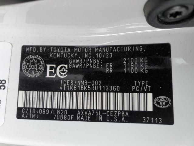 2024 TOYOTA CAMRY XSE  