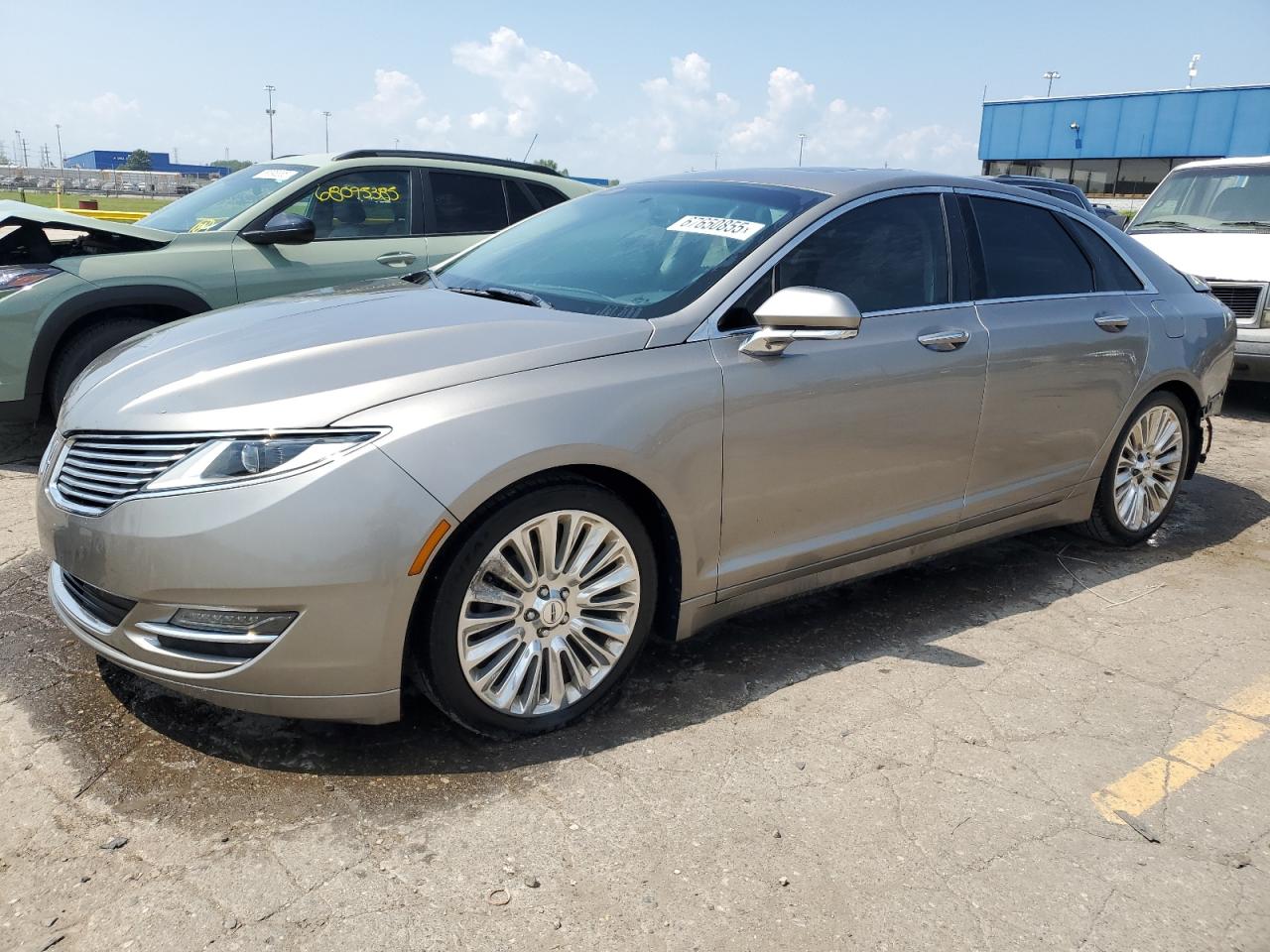 2016 Lincoln Mkz beige null gas 3LN6L2G98GR612423 photo #1