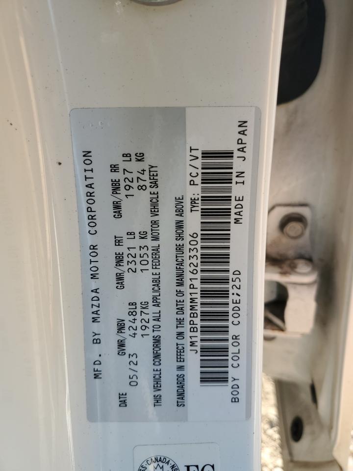 2023 Mazda 3 Premium VIN: JM1BPBMM1P1623306 Lot: 68249745