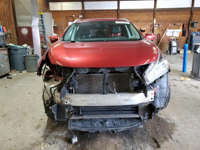  NISSAN MURANO 2015 Czerwony