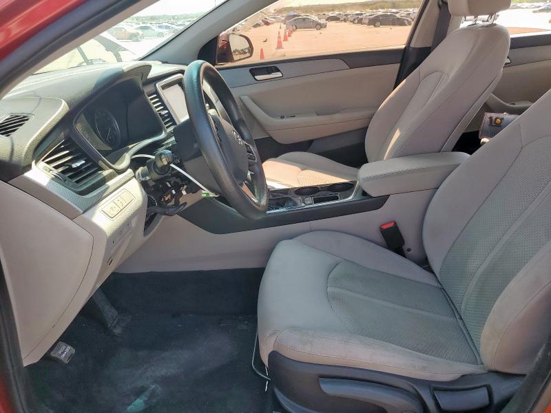  HYUNDAI SONATA 2018 Красный