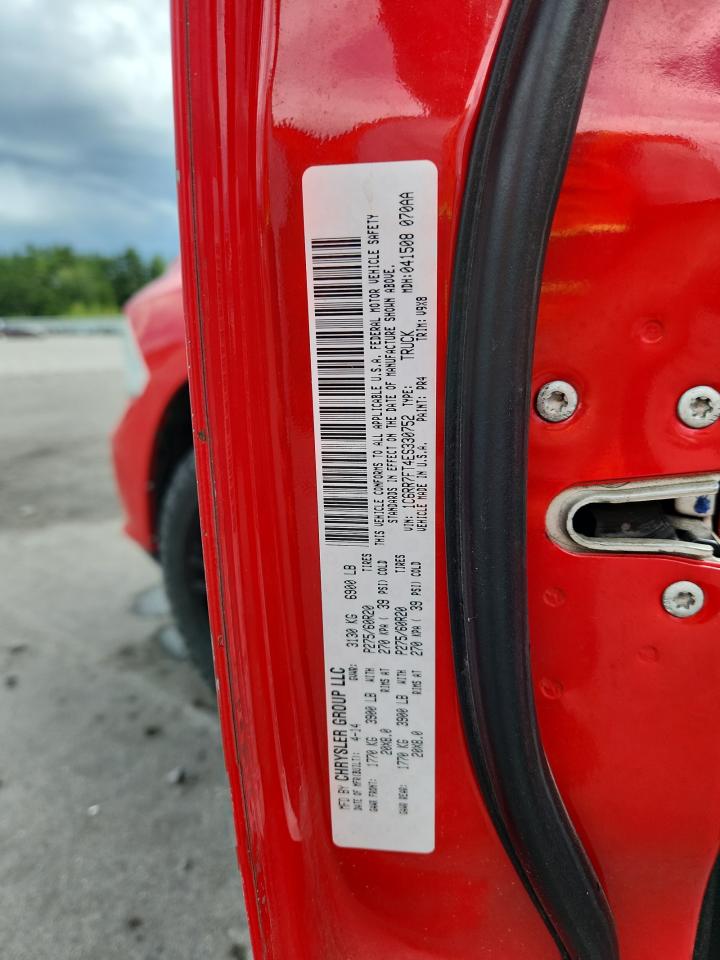 2014 Ram 1500 St VIN: 1C6RR7FT4ES330752 Lot: 70380365