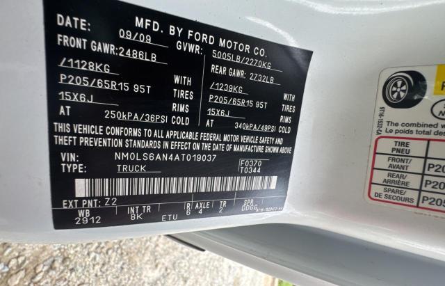 2010 FORD TRANSIT CONNECT XL  