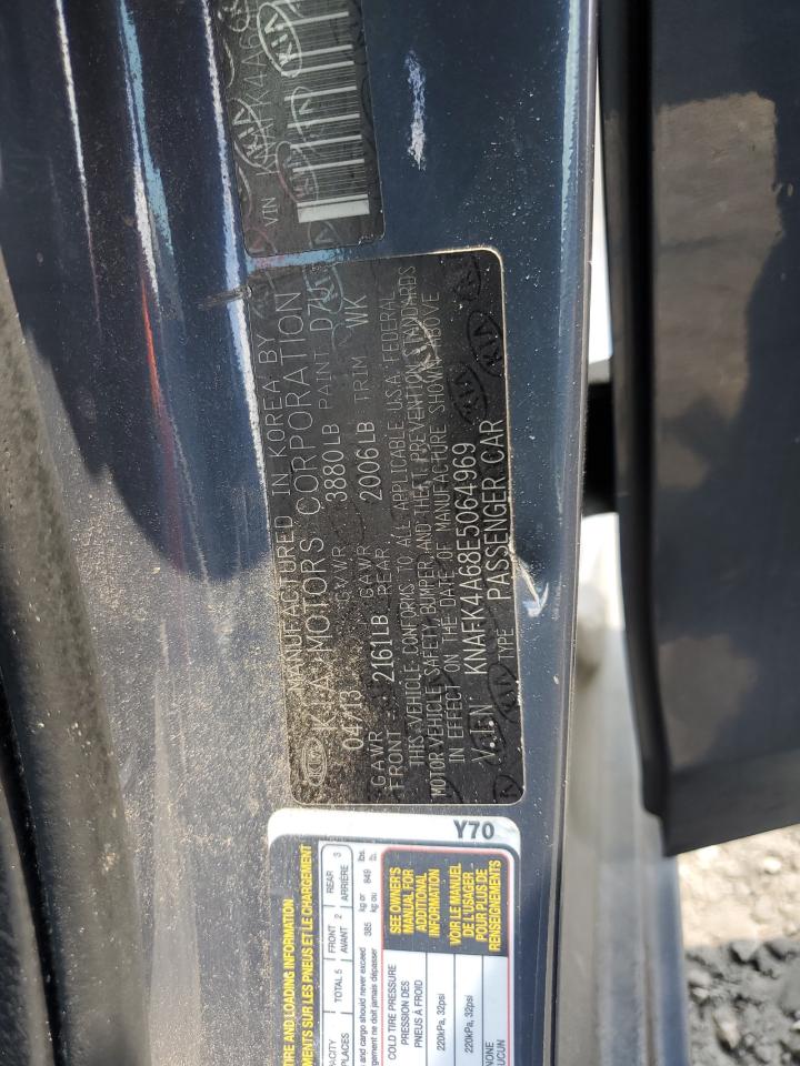 2014 Kia Forte Lx VIN: KNAFK4A68E5064969 Lot: 68770395