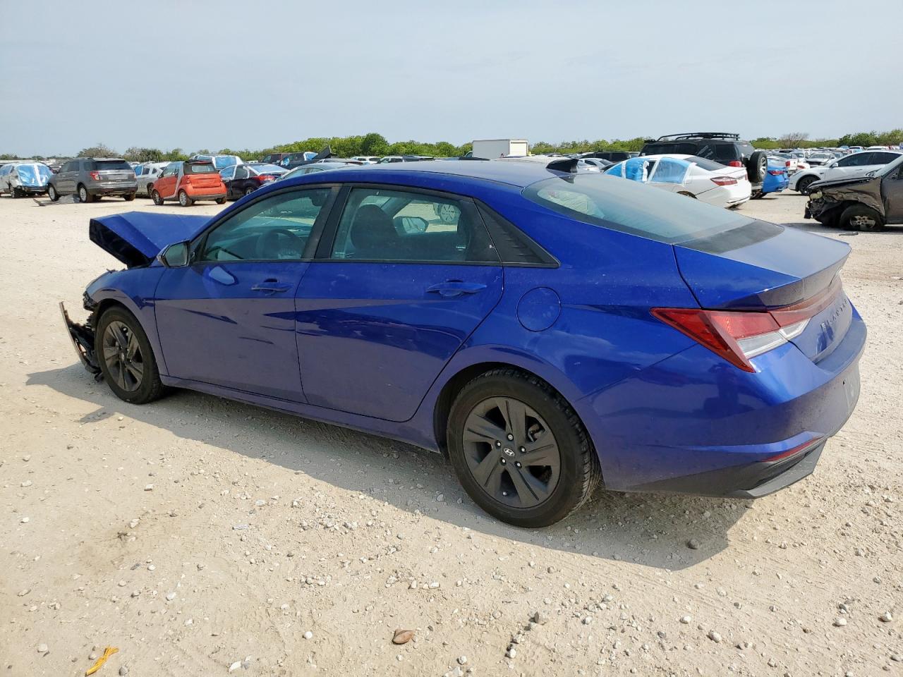 2022 Hyundai Elantra Sel blue null gas KMHLM4AG5NU286430 photo #3