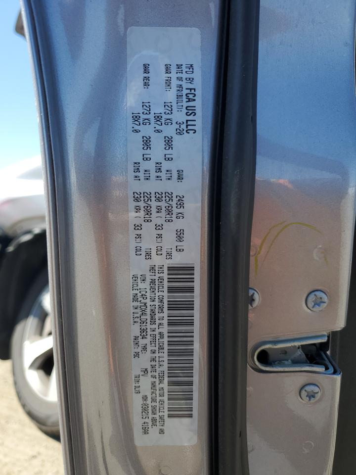 2020 Jeep Cherokee Limited VIN: 1C4PJMDX4LD613634 Lot: 69912925