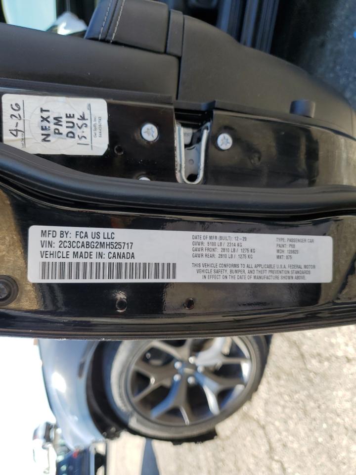 2021 Chrysler 300 S VIN: 2C3CCABG2MH525717 Lot: 70532265