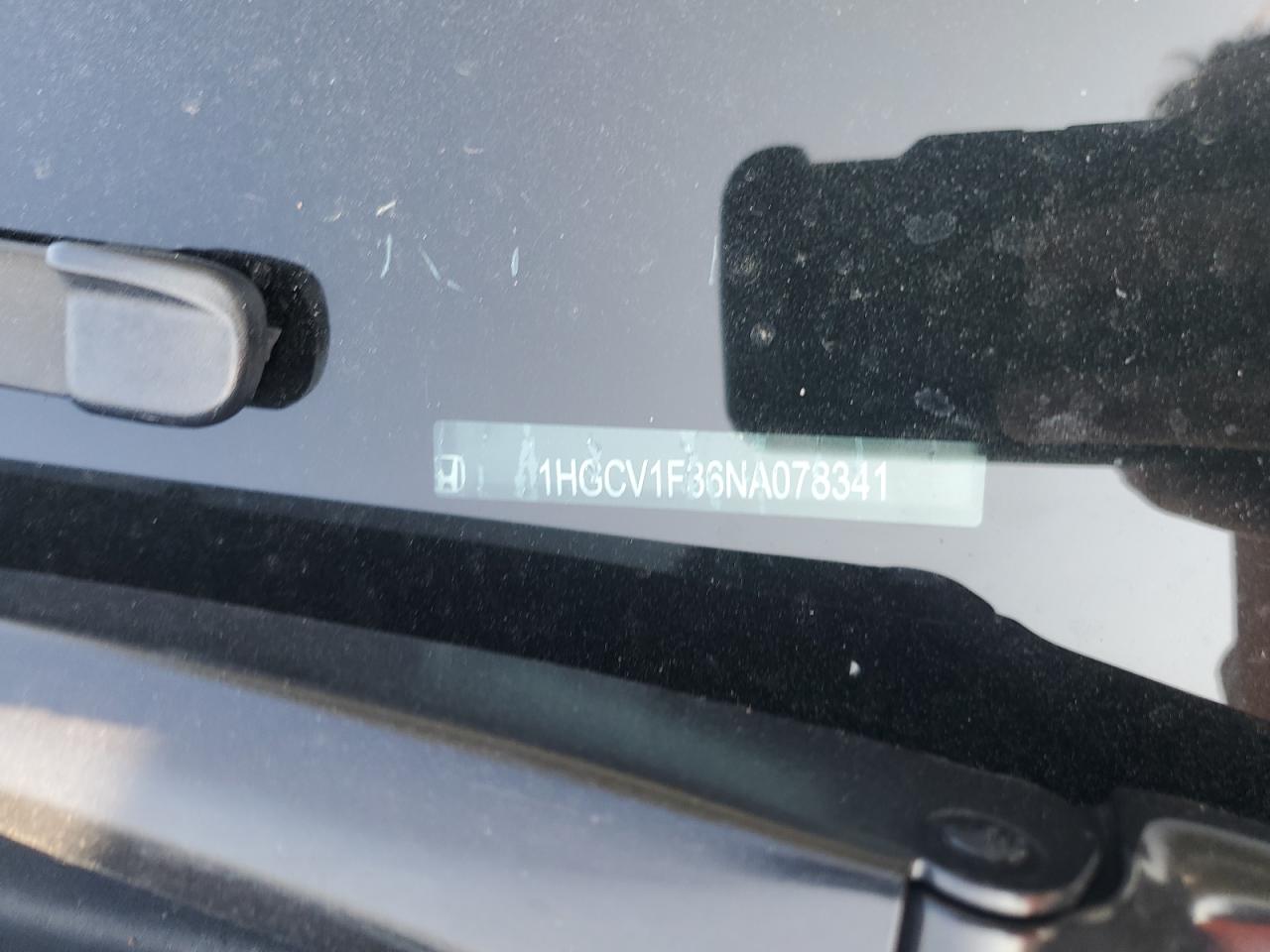 2022 Honda Accord Sport Se VIN: 1HGCV1F47NA078972 Lot: 68461375