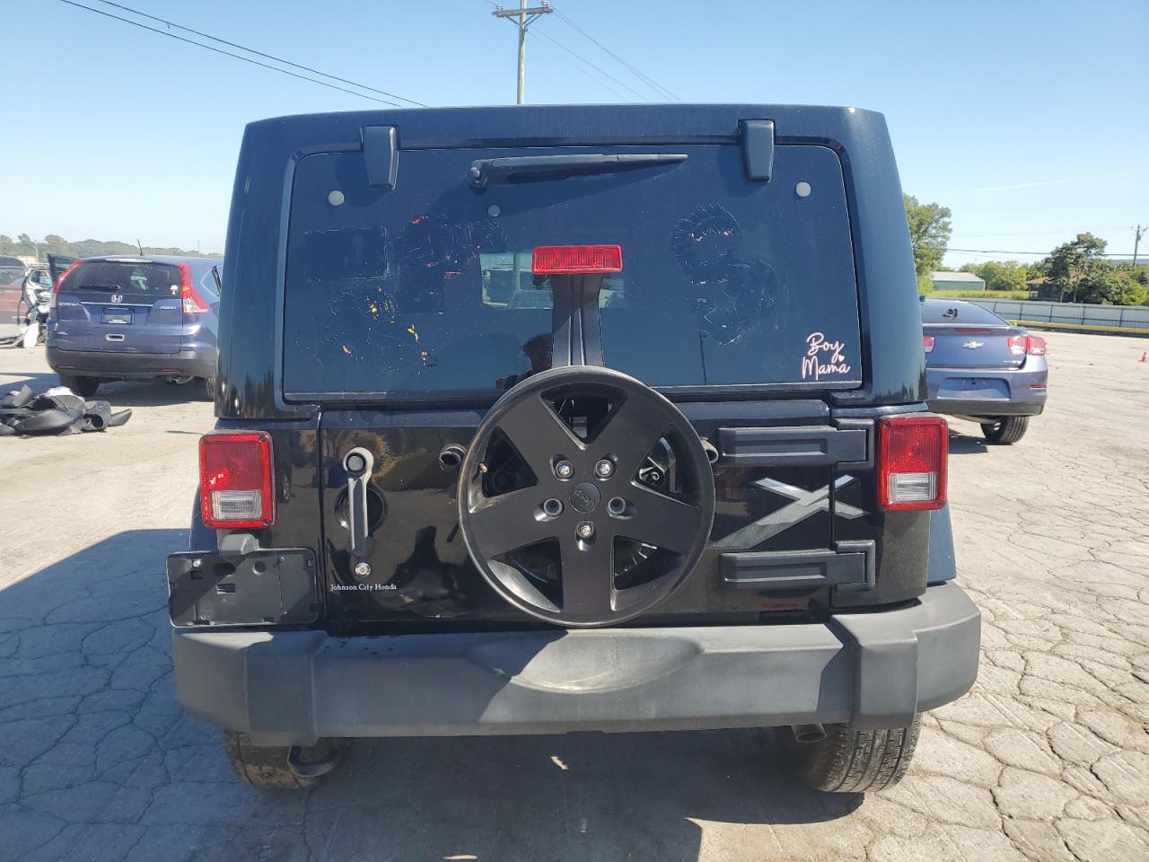 2015 Jeep Wrangler X VIN: 1C4BJWEGXFL644577 Lot: 70427475