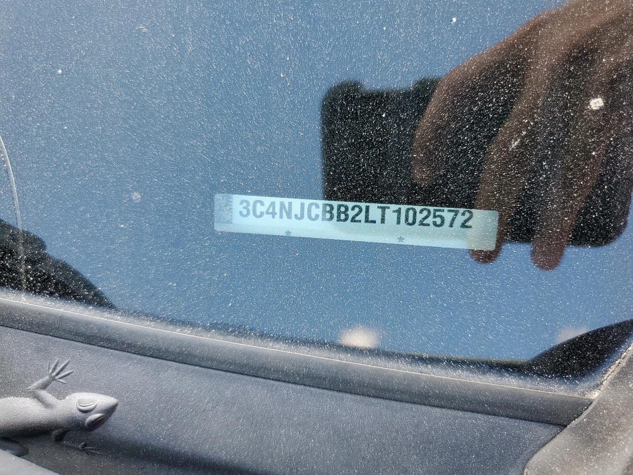 2020 Jeep Compass Latitude VIN: 3C4NJCBB2LT102572 Lot: 70571385