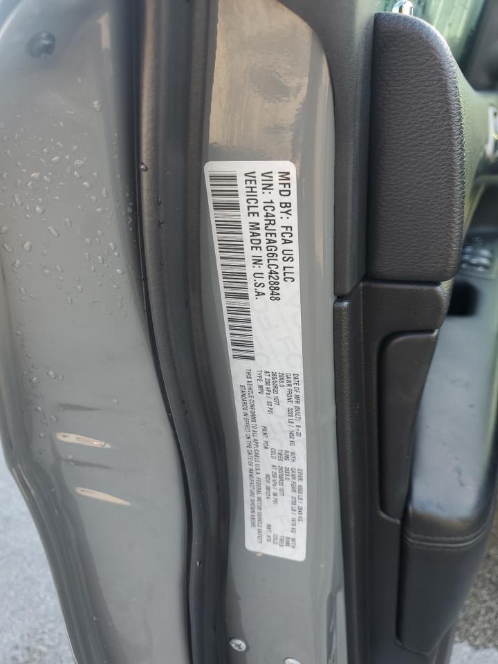 2020 Jeep Grand Cherokee Laredo VIN: 1C4RJEAG6LC428848 Lot: 69764625