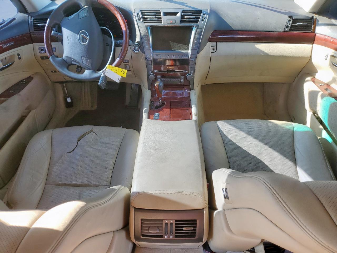 2007 Lexus Ls 460 VIN: JTHBL46F975015367 Lot: 69210525