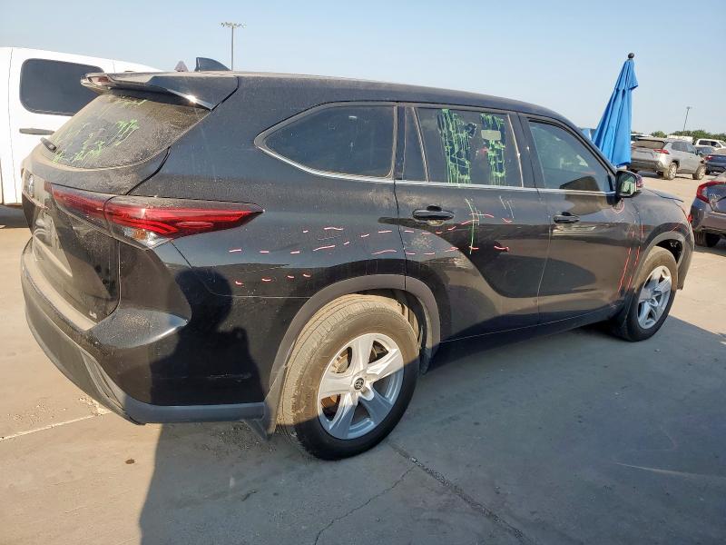  TOYOTA HIGHLANDER 2022 Czarny