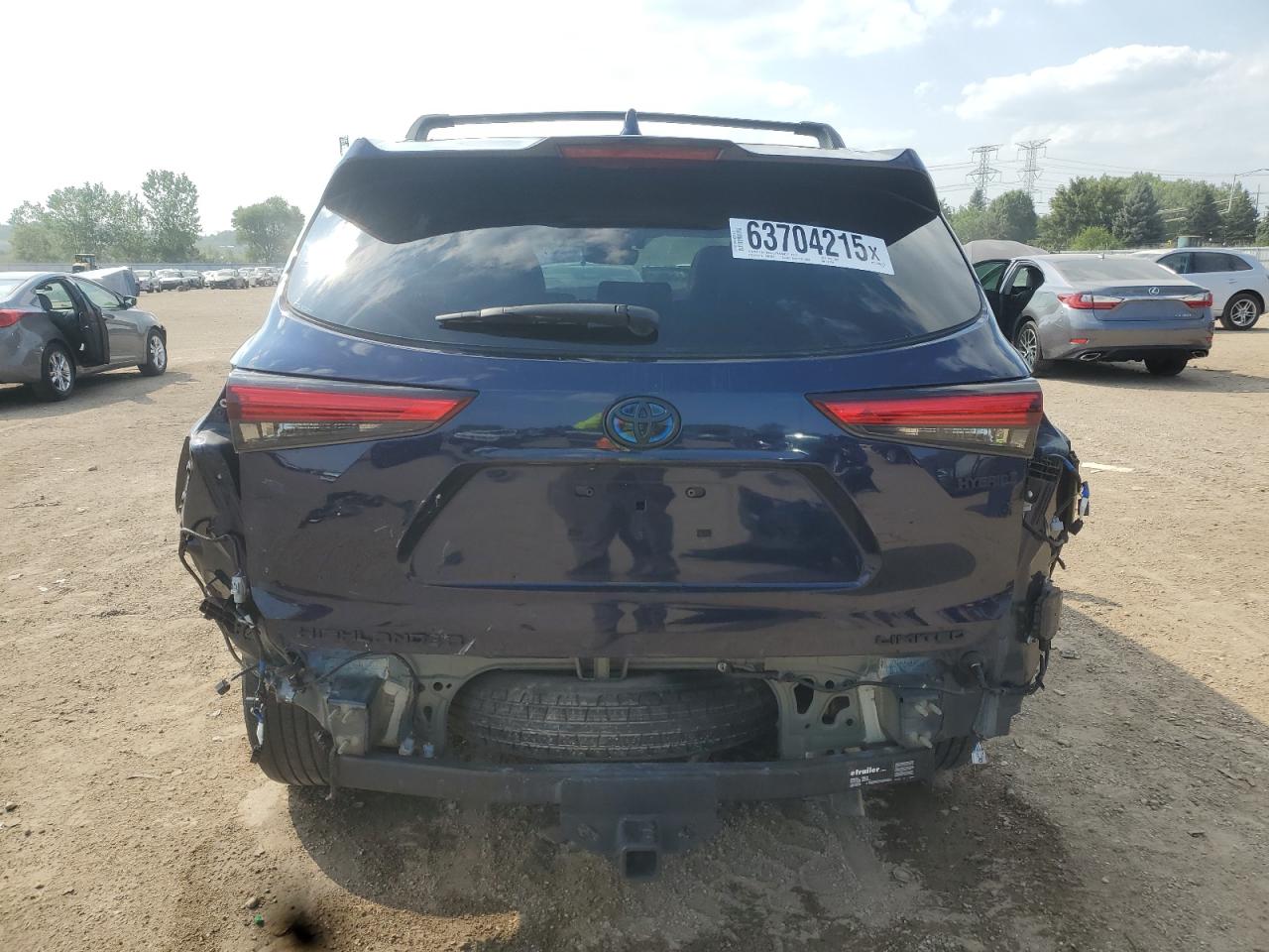 2021 Toyota Highlander Hybrid Limited VIN: 5TDXBRCH9MS527794 Lot: 68958315