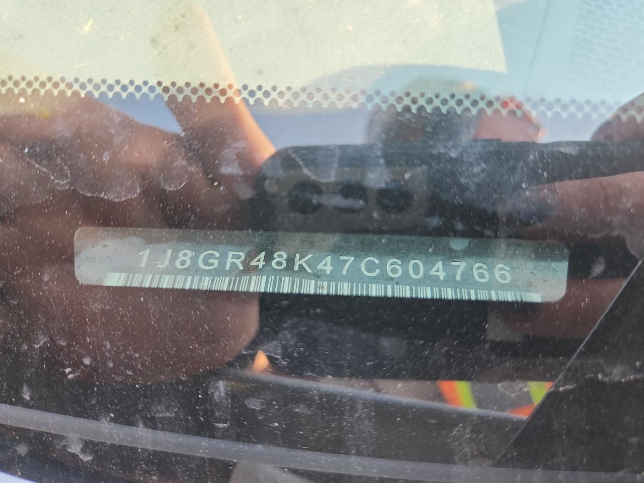 2007 Jeep Grand Cherokee Laredo VIN: 1J8GR48K47C604766 Lot: 69139315