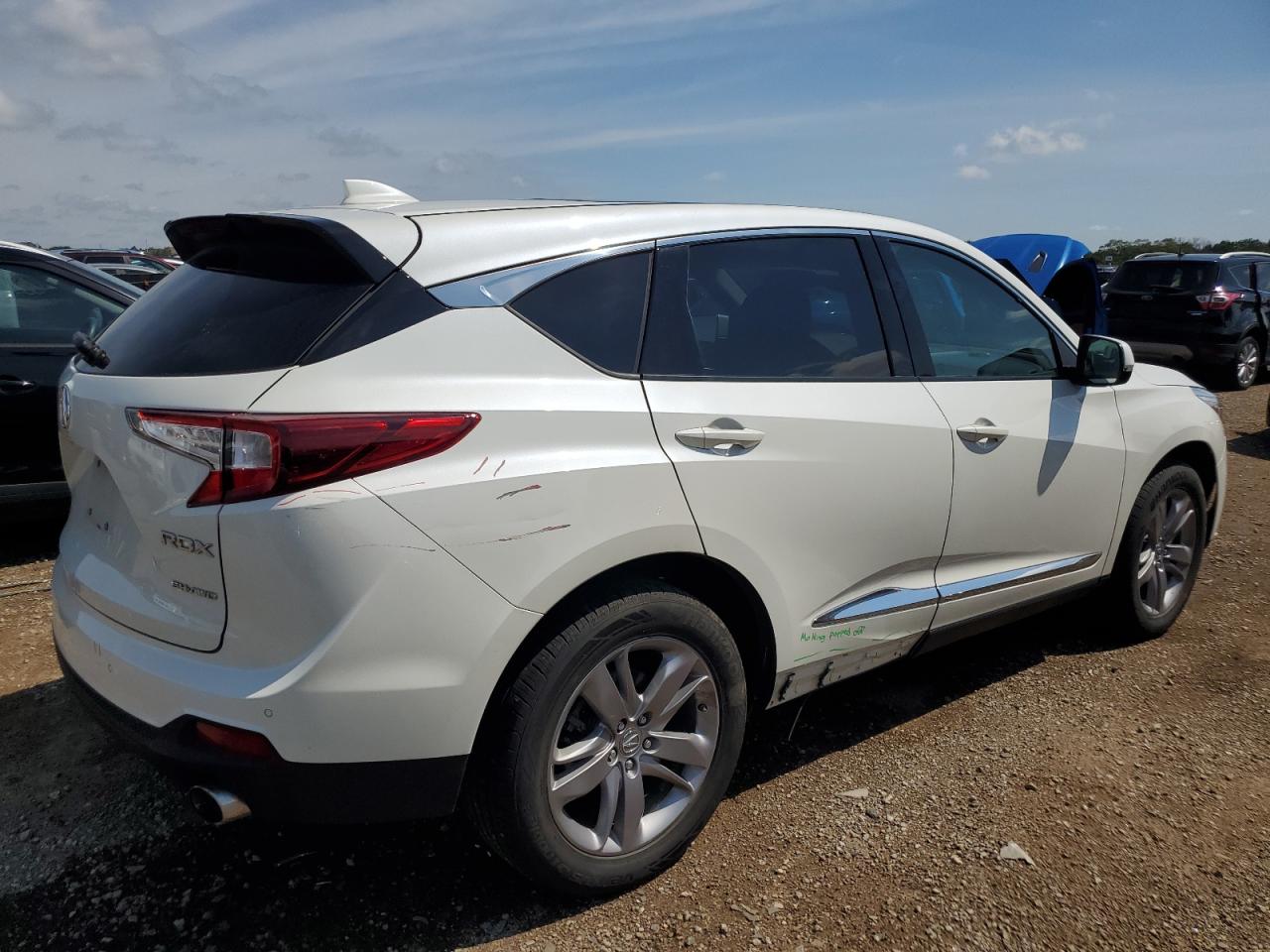 2019 Acura Rdx Advance white null gas 5J8TC2H77KL016152 photo #4