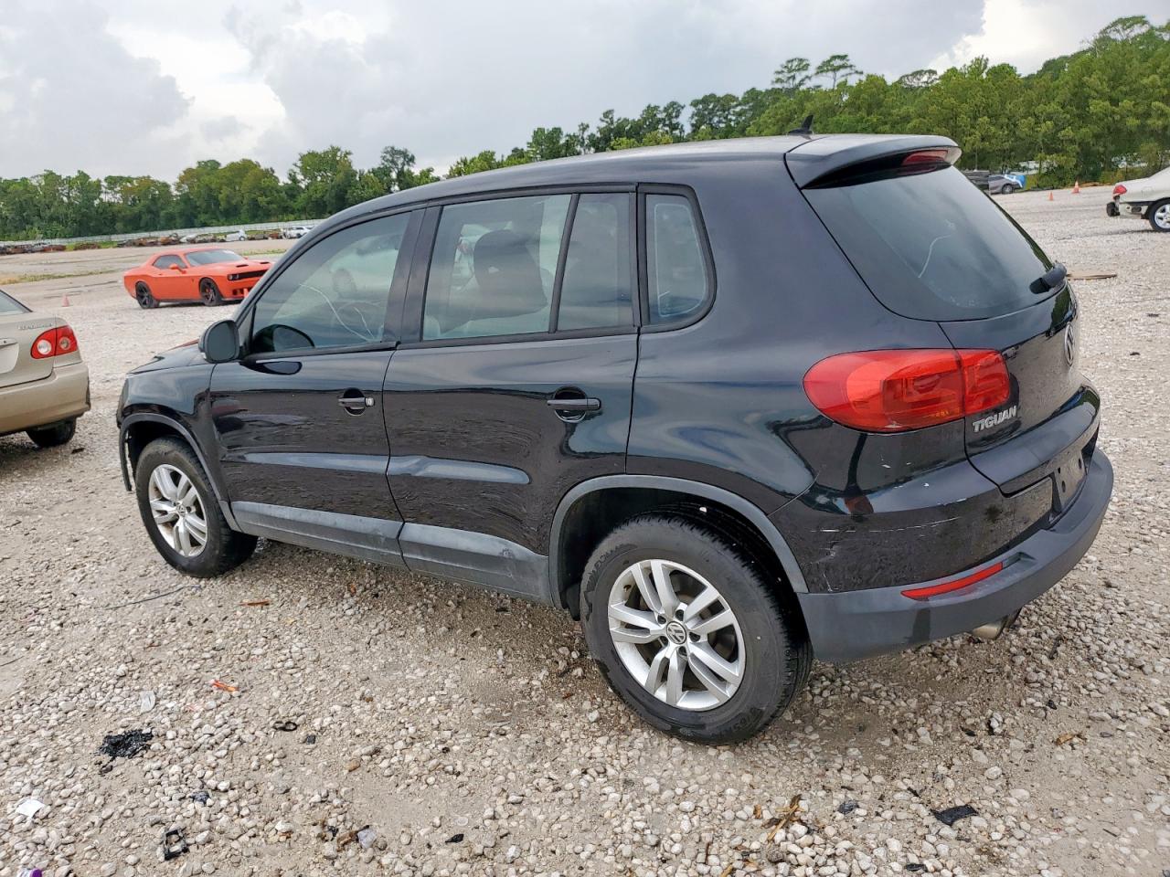 2013 Volkswagen Tiguan S black null gas WVGAV3AXXDW600607 photo #3