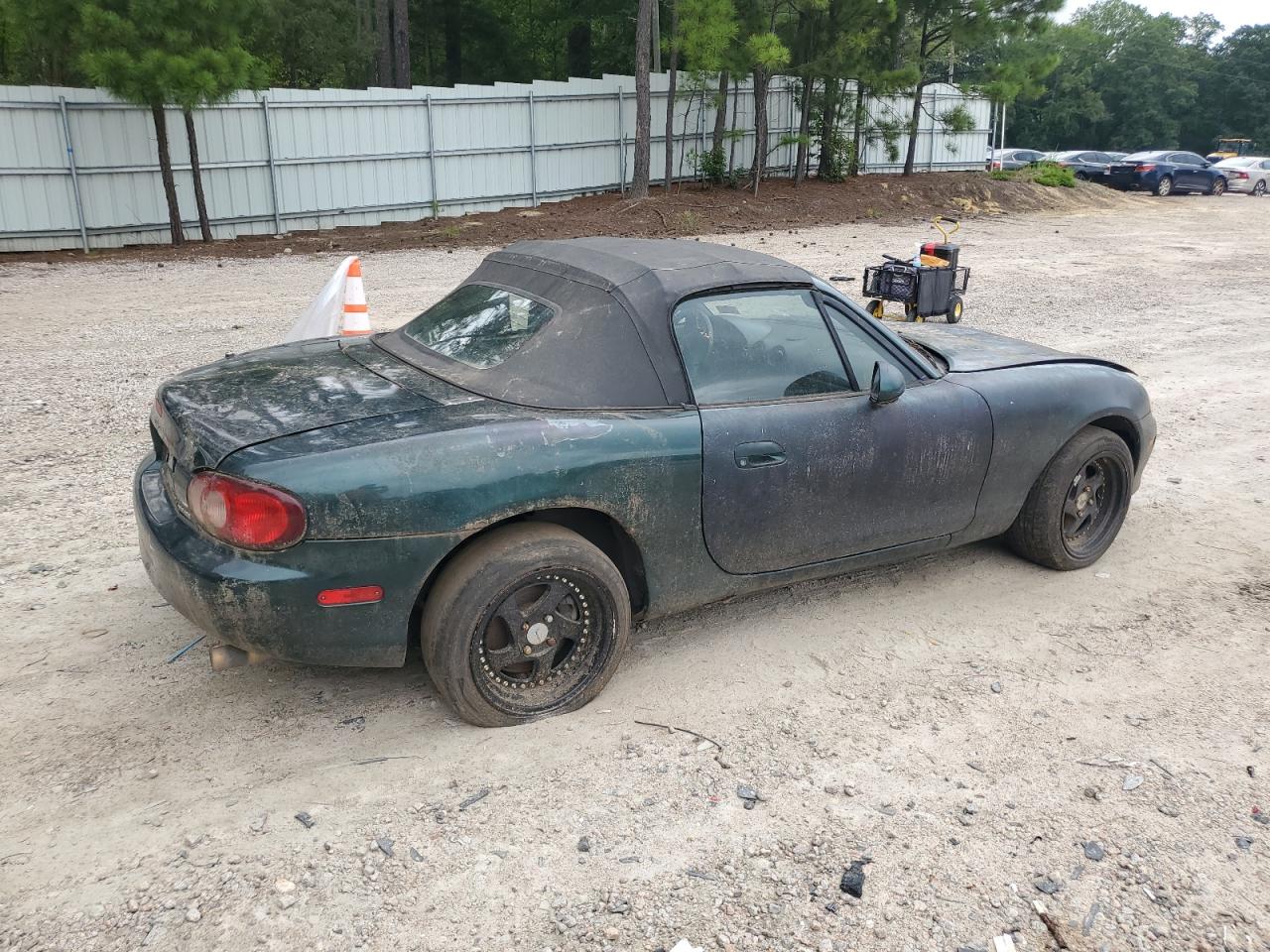 2002 Mazda Mx-5 Miata Base green null gas JM1NB353220227150 photo #4