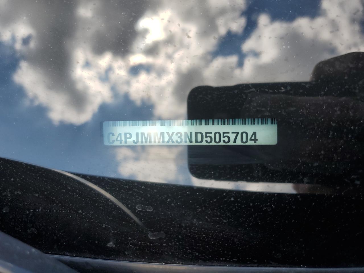 2022 Jeep Cherokee Latitude Lux VIN: 1C4PJMMX3ND505704 Lot: 70194705