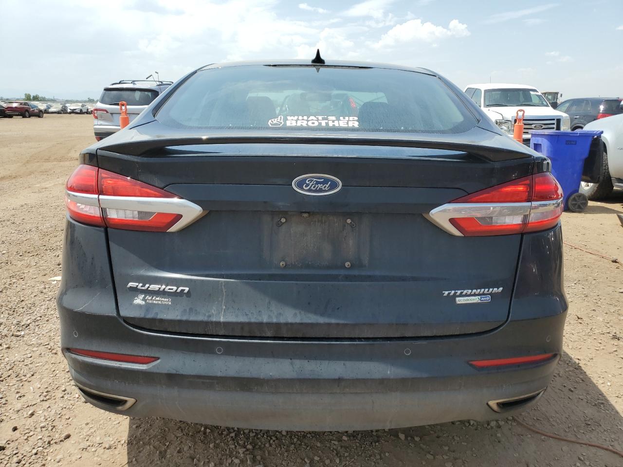 2019 Ford Fusion Titanium VIN: 3FA6P0D95KR117077 Lot: 68099685