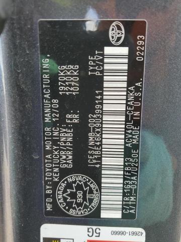 2009 TOYOTA CAMRY BASE  