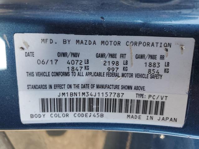 2018 MAZDA 3 GRAND TOURING  