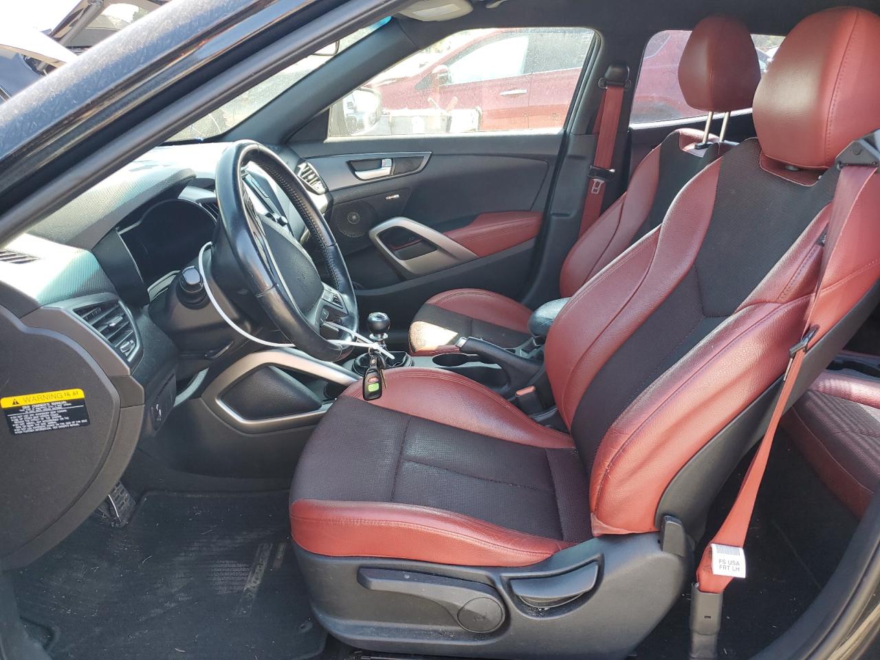 2017 Hyundai Veloster Turbo VIN: KMHTC6AE1HU308909 Lot: 67808525