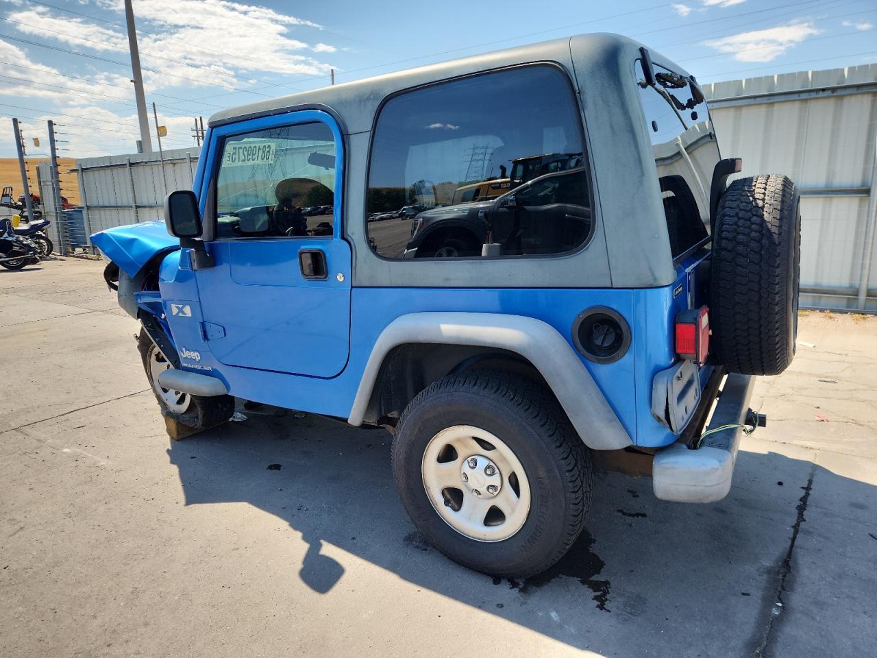 2003 Jeep Wrangler Commando blue null gas 1J4FA39S43P325463 photo #3